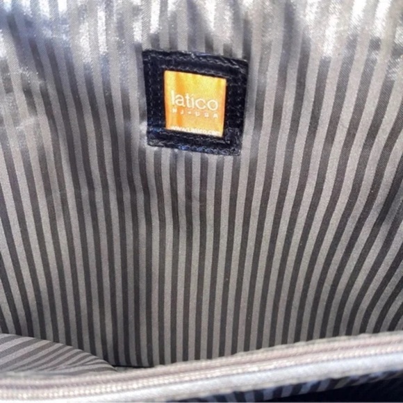 latico brown leather computer bag - Picture 9 of 11